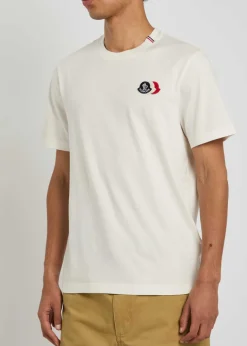 Logo-appliquéd cotton T-shirt