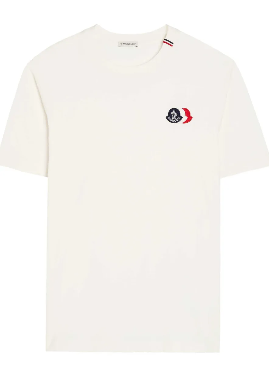 Logo-appliquéd cotton T-shirt