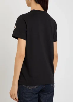 Logo-appliquéd cotton T-shirt