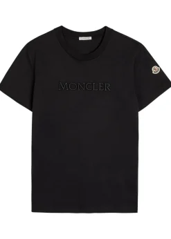 Logo-appliquéd cotton T-shirt