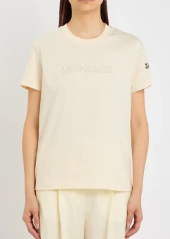 Logo-appliquéd cotton T-shirt