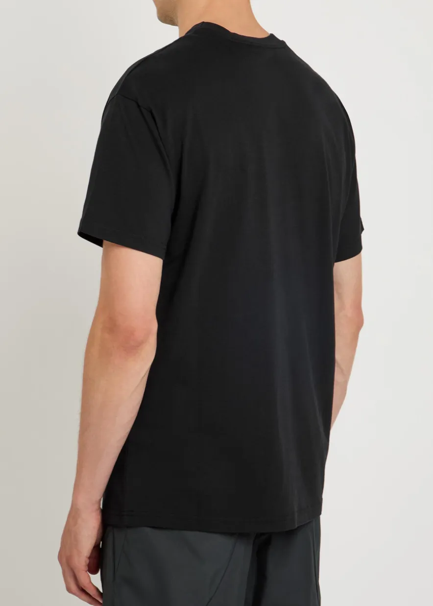 Logo-appliquéd cotton T-shirt
