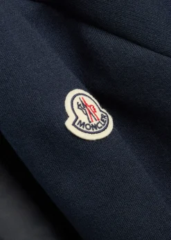 Logo-appliquéd hooded shell and cotton-blend jacket