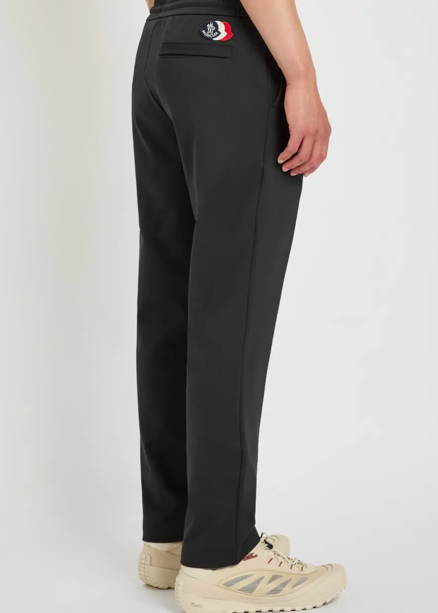 Logo-appliquéd jersey sweatpants