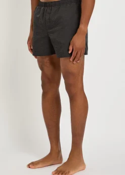 Logo-appliquéd monogram shell swim shorts