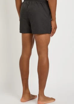 Logo-appliquéd monogram shell swim shorts