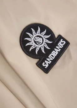 Logo-appliquéd nylon jacket