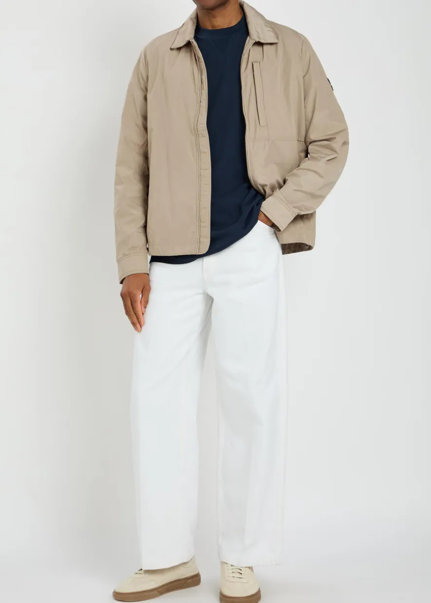 Logo-appliquéd nylon jacket
