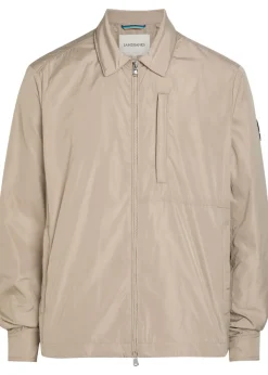 Logo-appliquéd nylon jacket