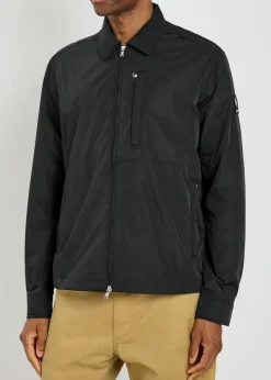 Logo-appliquéd nylon jacket