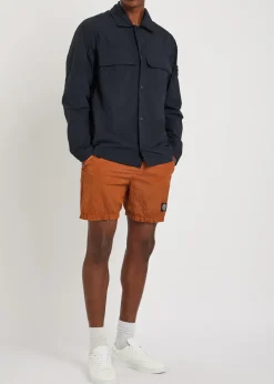 Logo-appliquéd nylon shorts