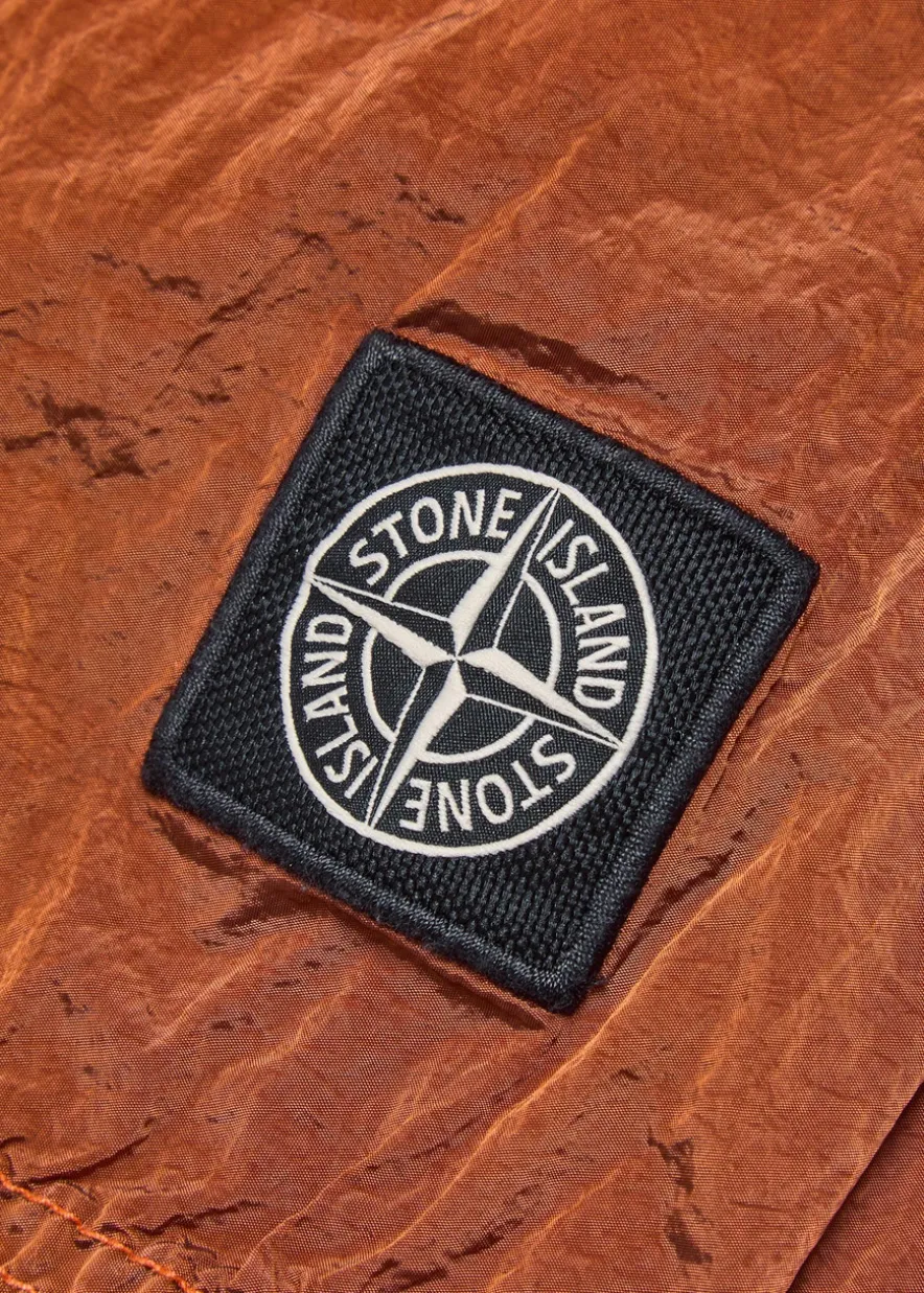 Logo-appliquéd nylon shorts