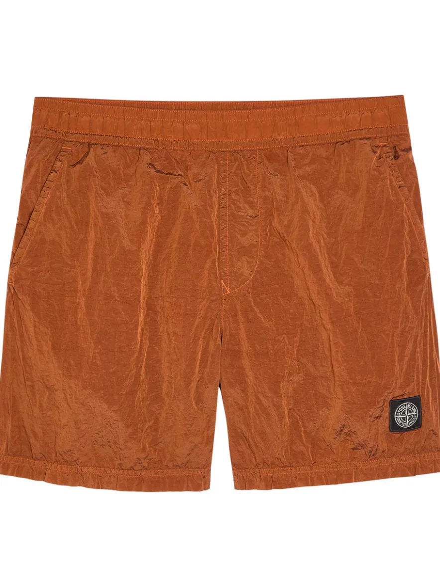 Logo-appliquéd nylon shorts