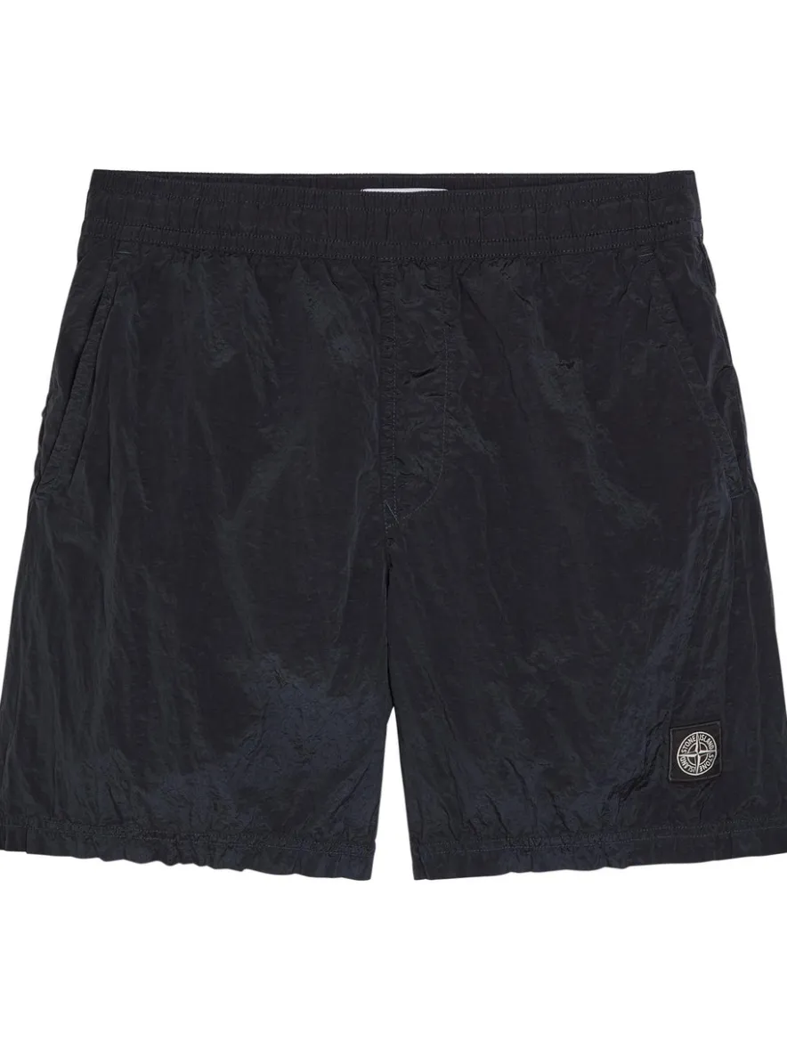 Logo-appliquéd nylon shorts