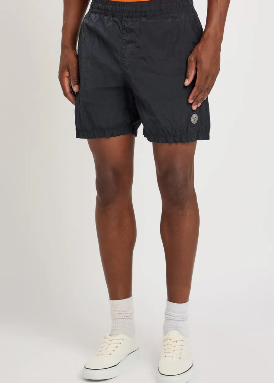 Logo-appliquéd nylon shorts