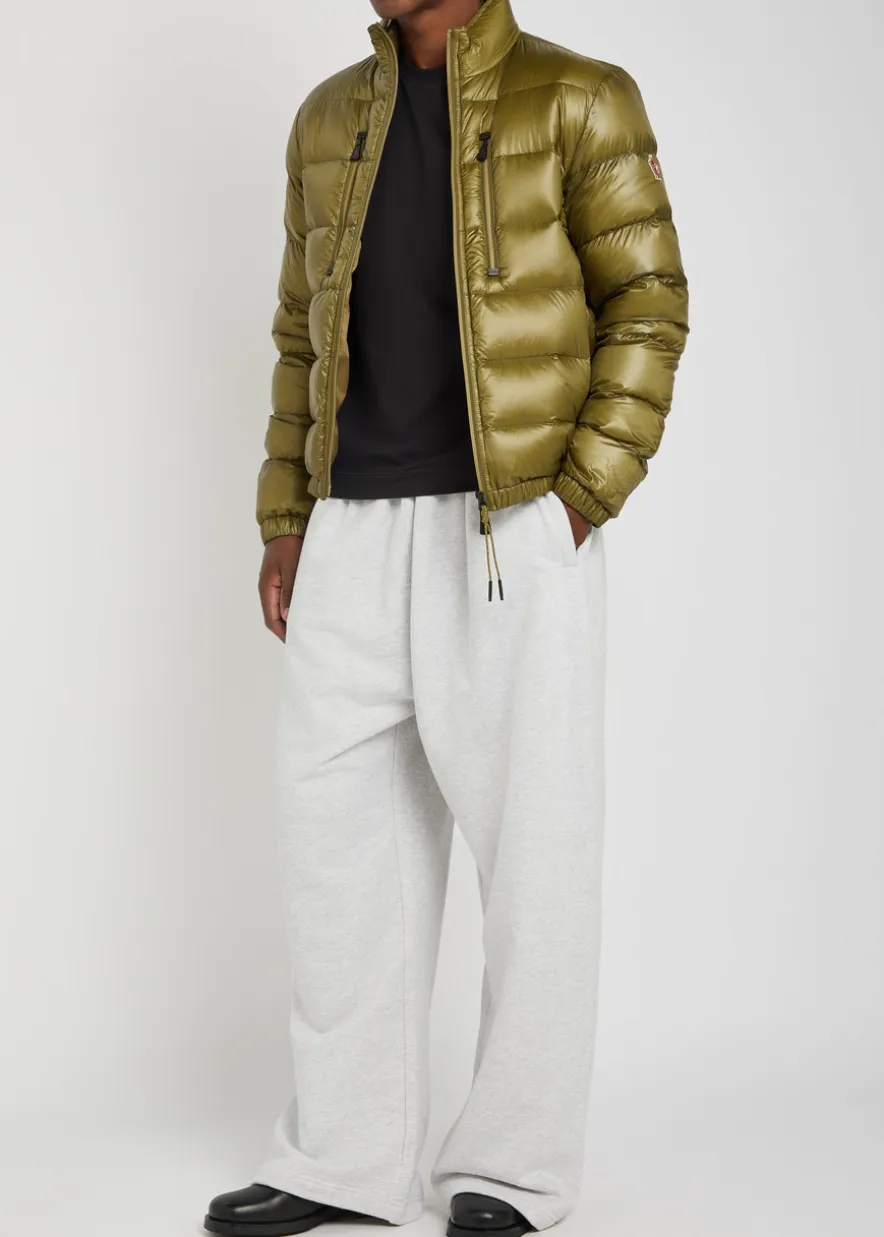 Logo-appliquéd padded shell jacket