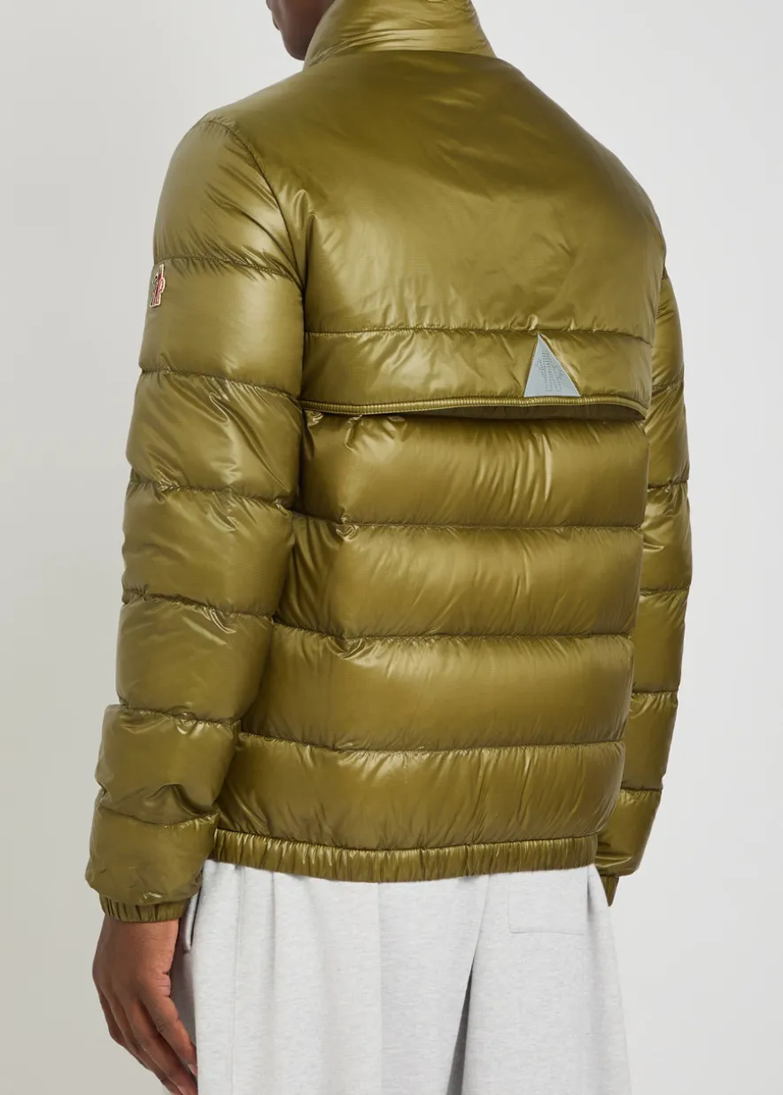 Logo-appliquéd padded shell jacket