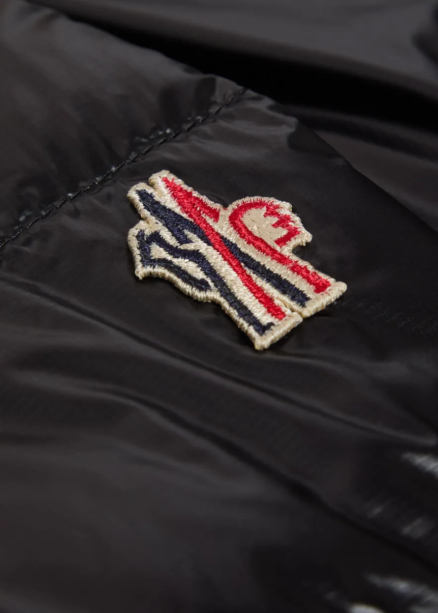 Logo-appliquéd padded shell jacket