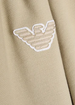 Logo-appliquéd piqué cotton-blend sweatpants