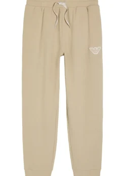 Logo-appliquéd piqué cotton-blend sweatpants