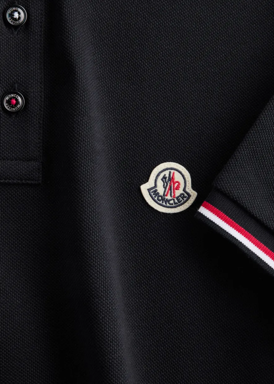 Logo-appliquéd piqué cotton polo shirt