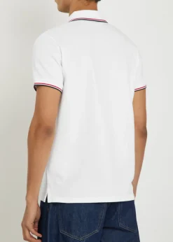 Logo-appliquéd piqué cotton polo shirt