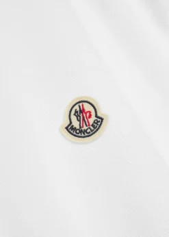 Logo-appliquéd piqué cotton polo shirt