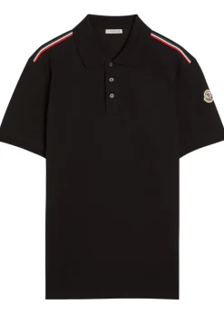 Logo-appliquéd piqué cotton polo shirt