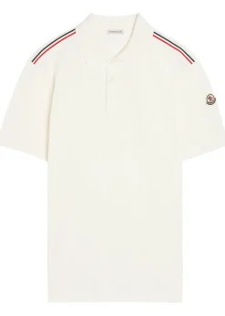 Logo-appliquéd piqué cotton polo shirt