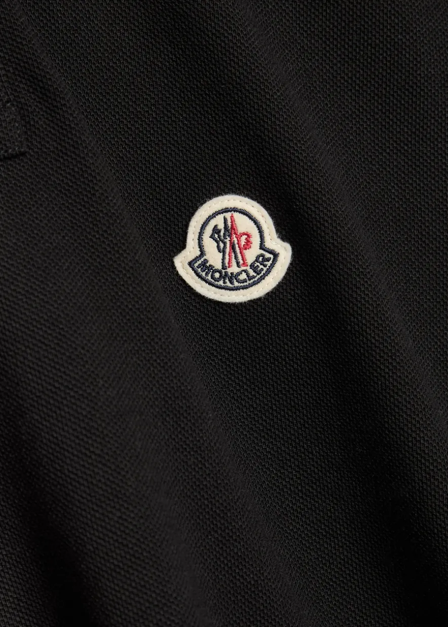 Logo-appliquéd piqué cotton polo shirt