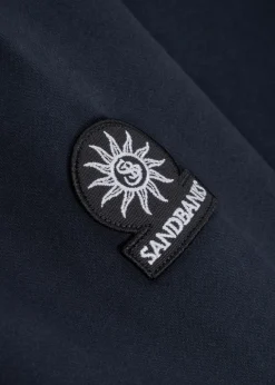Logo-appliquéd quarter-zip cotton sweatshirt
