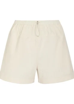Logo-appliquéd shell and bouclé shorts