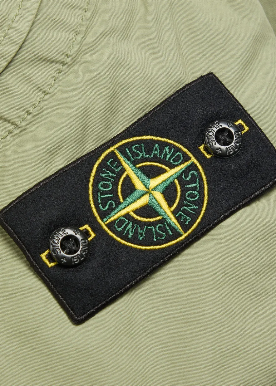 Logo-appliquéd stretch-cotton cargo trousers