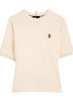 Logo-appliquéd stretch-cotton T-shirt