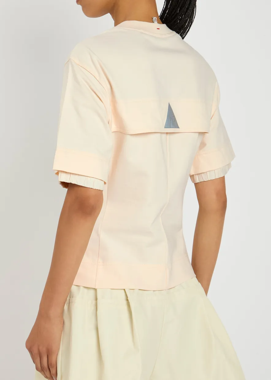Logo-appliquéd stretch-cotton T-shirt