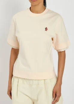 Logo-appliquéd stretch-cotton T-shirt