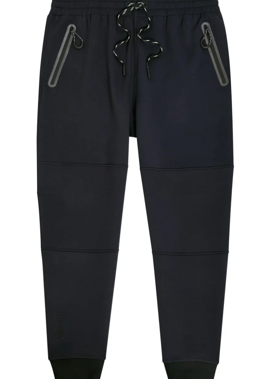 Logo-appliquéd stretch-jersey sweatpants