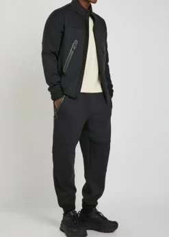 Logo-appliquéd stretch-jersey sweatpants
