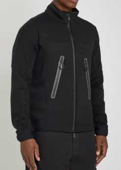 Logo-appliquéd stretch-jersey sweatshirt