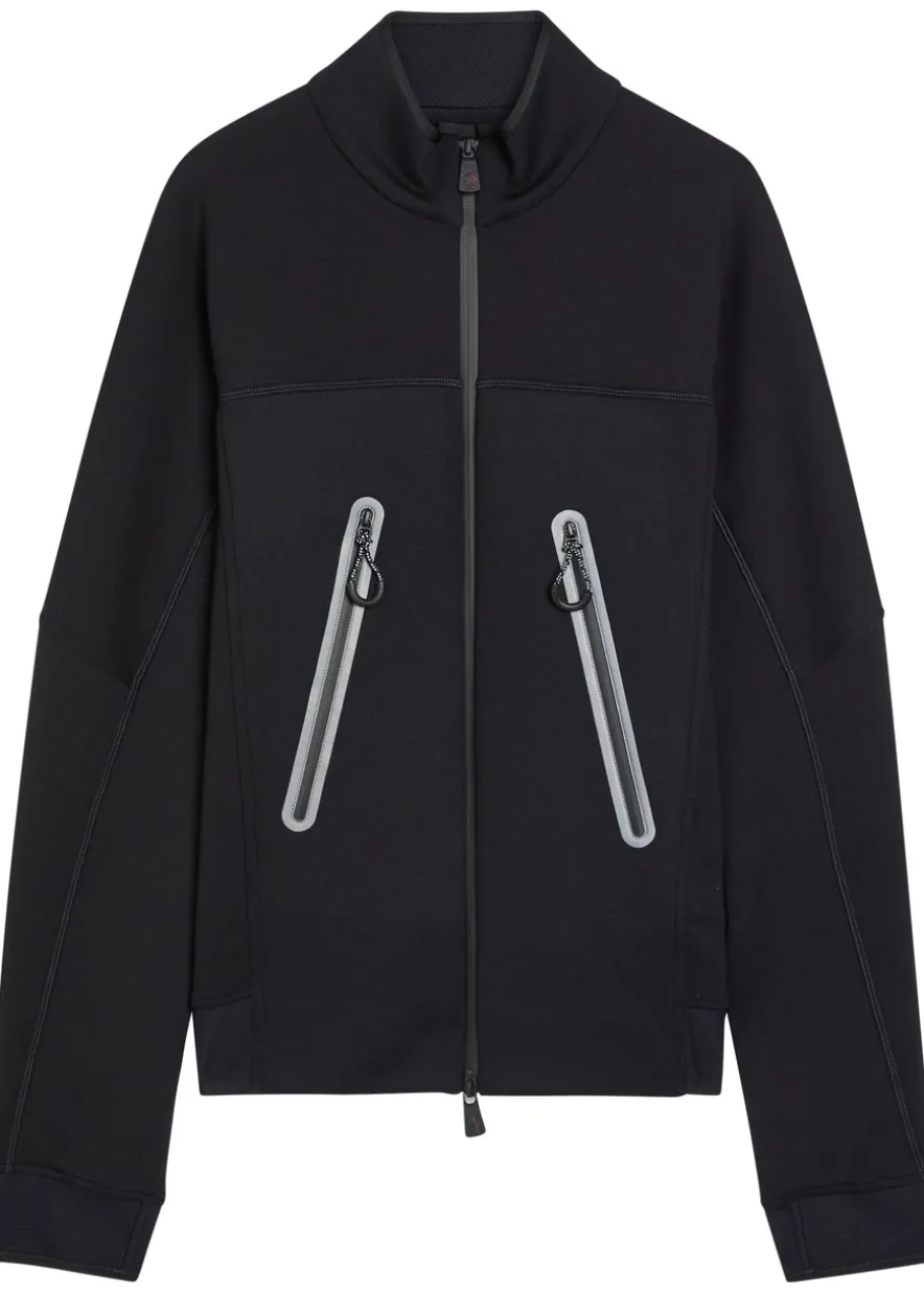 Logo-appliquéd stretch-jersey sweatshirt