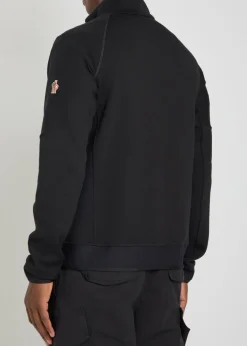 Logo-appliquéd stretch-jersey sweatshirt