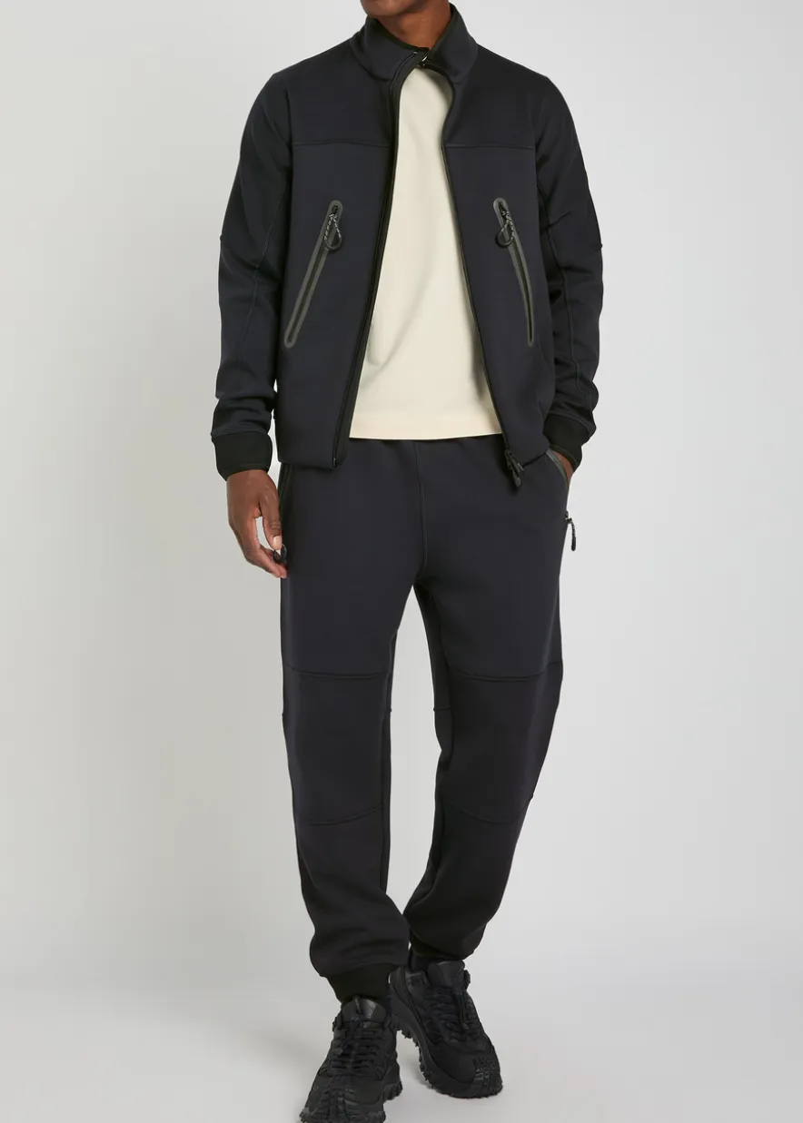 Logo-appliquéd stretch-jersey sweatshirt