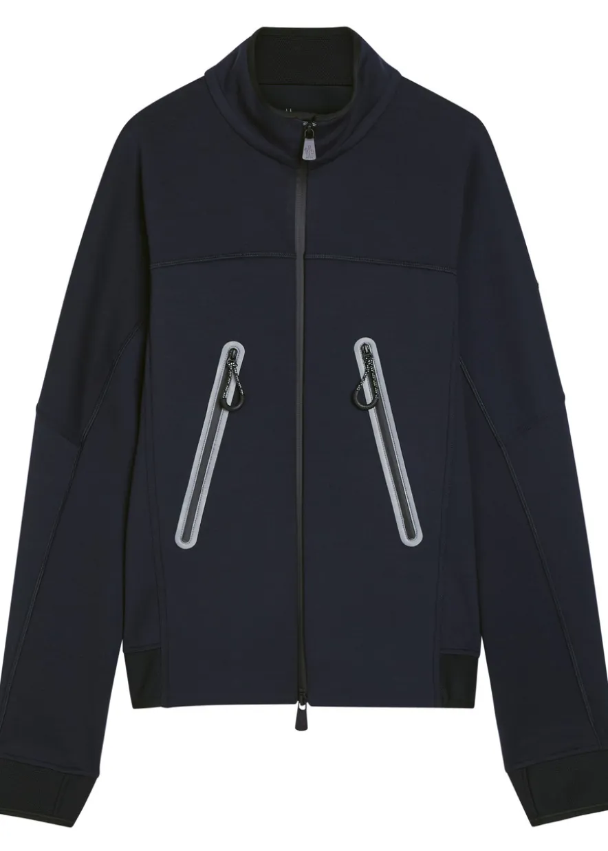 Logo-appliquéd stretch-jersey sweatshirt