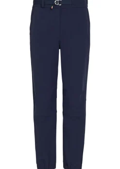 Logo-appliquéd stretch-polyamide trousers