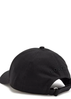 Logo-appliquéd twill cap
