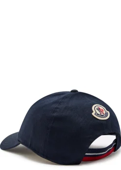 Logo-appliquéd twill cap