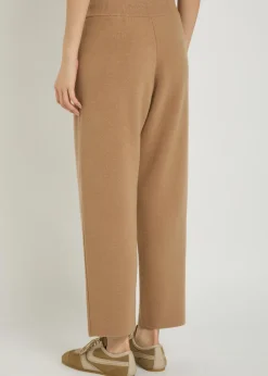 Logo-appliquéd wool and cashmere-blend sweatpants