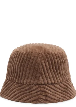 Logo corduroy bucket hat