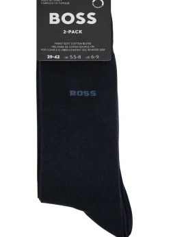 Logo cotton-blend socks - set of two
