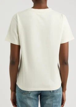 Logo cotton-blend T-shirt